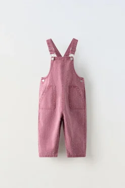 Niños ZARA 1½ - 6 Años·Vestidos / Petos|1½ - 6 Años·Pantalones<PETO LARGO SARGA