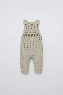 Niños ZARA 0 - 6 Meses·Punto|6 - 18 Meses·Punto<PETO PUNTO JACQUARD