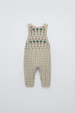 Niños ZARA 0 - 6 Meses·Punto|6 - 18 Meses·Punto<PETO PUNTO JACQUARD