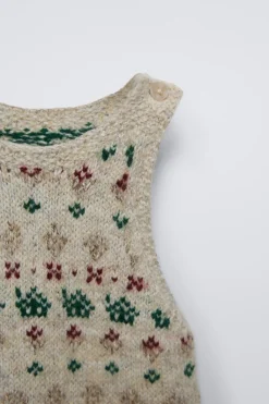 Niños ZARA 0 - 6 Meses·Punto|6 - 18 Meses·Punto<PETO PUNTO JACQUARD