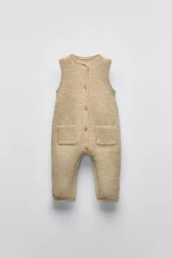 Niños ZARA 6 - 18 Meses·Punto|6 - 18 Meses·Vestidos / Monos<PETO PUNTO PERLADO