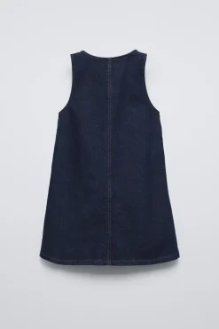 Niños ZARA 6 - 14 Años·Vestidos / Monos<PICHI DENIM BOTONES