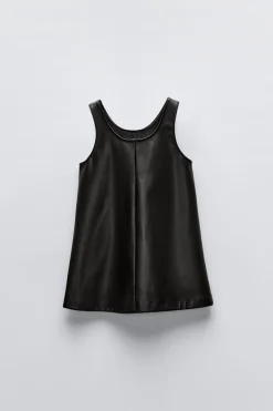 Niños ZARA 1½ - 6 Años·Vestidos / Petos|6 - 18 Meses·Vestidos / Monos<PICHI EFECTO PIEL FLORES