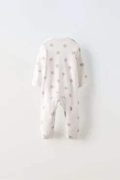 Niños ZARA 0 - 6 Meses·Ropa Interior / Pijamas|6 - 18 Meses·Ropa Interior / Pijamas<PIJAMA ENTERO PIE CONVERTIBLE CONEJITOS
