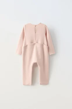 Niños ZARA 0 - 6 Meses·Ropa Interior / Pijamas|0 - 6 Meses·Homewear<PIJAMA ENTERO PIE CONVERTIBLE