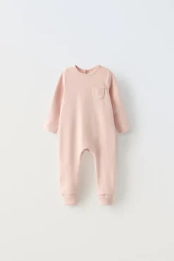 Niños ZARA 0 - 6 Meses·Ropa Interior / Pijamas|0 - 6 Meses·Homewear<PIJAMA ENTERO PIE CONVERTIBLE