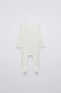 Niños ZARA 0 - 6 Meses·Homewear|6 - 18 Meses·Ropa Interior / Pijamas<PIJAMA ENTERO PIE CONVERTIBLE