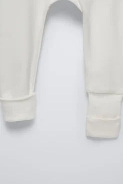 Niños ZARA 0 - 6 Meses·Homewear|6 - 18 Meses·Ropa Interior / Pijamas<PIJAMA ENTERO PIE CONVERTIBLE