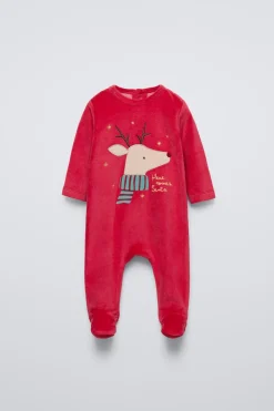 Niños ZARA 0 - 6 Meses·Ropa Interior / Pijamas|6 - 18 Meses·Ropa Interior / Pijamas<PIJAMA ENTERO RENO