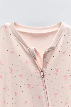 Niños ZARA 0 - 6 Meses·Ropa Interior / Pijamas|6 - 18 Meses·Ropa Interior / Pijamas<PIJAMA ENTERO RIB LACITOS