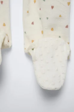 Niños ZARA 1½ - 6 Años·Pijamas|1½ - 6 Años·Pijamas<PIJAMA ENTERO VELOUR CORAZONES