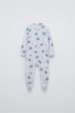 Niños ZARA 1½ - 6 Años·Pijamas|1½ - 6 Años·Pijamas<PIJAMA ENTERO VELOUR ESTAMPADOS