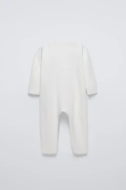 Niños ZARA 0 - 6 Meses·Homewear|6 - 18 Meses·Ropa Interior / Pijamas<PIJAMA POINTELLE PIE CONVERTIBLE