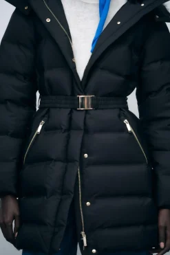 Online PLUMÍFERO CINTURÓN CAPUCHA WATER AND WIND PROTECTION Mujer Abrigos / Anoraks