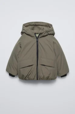 Niños ZARA 1½ - 6 Años·Abrigos|6 - 18 Meses·Abrigos / Buzos<PLUMÍFERO PLUMA PLUMÓN CAPUCHA WATER REPELLENT