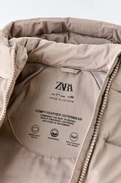 Niños ZARA 1½ - 6 Años·Abrigos|6 - 18 Meses·Abrigos / Buzos<PLUMÍFERO PLUMA PLUMÓN WATER REPELLENT