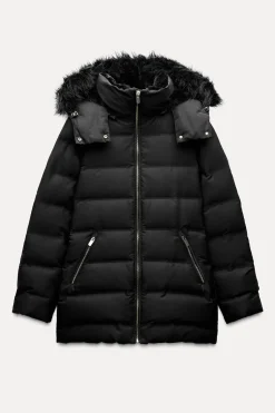 Best PLUMÍFERO SEMILARGO CAPUCHA WIND PROTECTION Mujer Abrigos / Anoraks