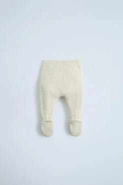 Niños ZARA 0 - 6 Meses·Punto|0 - 6 Meses·Leggings / Polainas<POLAINA PUNTO TEXTURA