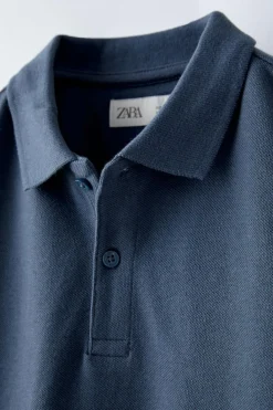 Niños ZARA 6 - 14 Años·Camisetas<POLO BÁSICO LISO