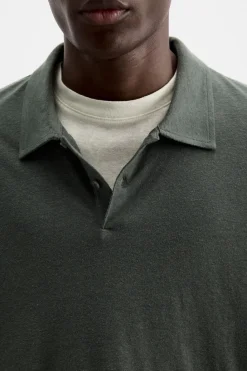 Sale POLO CON LINO Hombre Polos