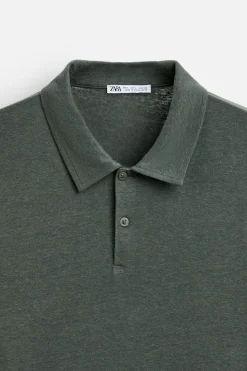 Sale POLO CON LINO Hombre Polos