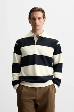 Hot POLO CUELLO CONTRASTE Hombre Sudaderas|Polos