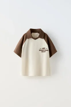 Niños ZARA 1½ - 6 Años·Camisetas|6 - 18 Meses·Camisetas<POLO ESTAMPADO CABALLOS