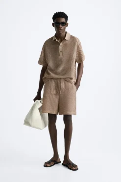 New POLO ESTRUCTURA CALADOS Hombre Polos