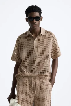 New POLO ESTRUCTURA CALADOS Hombre Polos