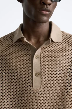 New POLO ESTRUCTURA CALADOS Hombre Polos