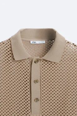 New POLO ESTRUCTURA CALADOS Hombre Polos