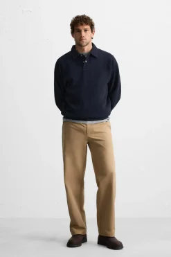 Online POLO ESTRUCTURA INTERLOCK Hombre Polos