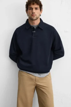 Online POLO ESTRUCTURA INTERLOCK Hombre Polos