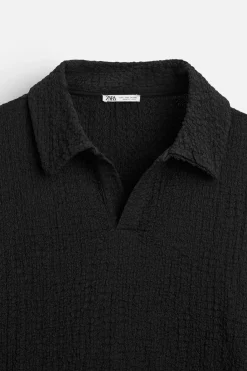 Hot POLO ESTRUCTURA JACQUARD Hombre Polos