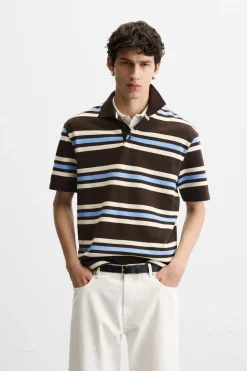 Best POLO ESTRUCTURA PIQUÉ RAYAS Hombre Polos