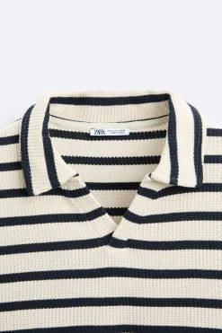 Sale POLO ESTRUCTURA RAYAS Hombre Polos