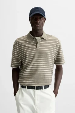 Outlet POLO ESTRUCTURA RAYAS Hombre Polos