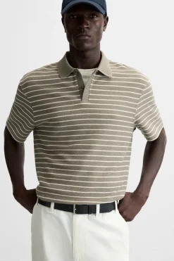 Outlet POLO ESTRUCTURA RAYAS Hombre Polos