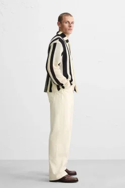 Clearance POLO ESTRUCTURA RED RAYAS Hombre Camisas