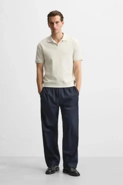 Online POLO ESTRUCTURA RIB Hombre Camisetas|Polos