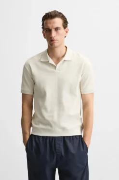 Online POLO ESTRUCTURA RIB Hombre Camisetas|Polos