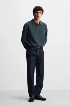 Clearance POLO ESTRUCTURA RIB Hombre Polos