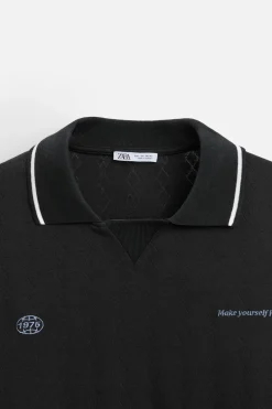 Online POLO JACQUARD BORDADOS Hombre Camisetas|Polos