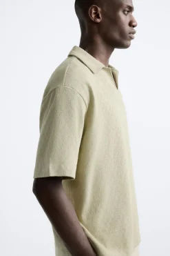 Outlet POLO JACQUARD GEOMÉTRICO Hombre Polos