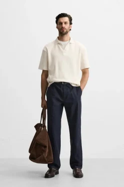 Sale POLO JACQUARD GEOMÉTRICO Hombre Polos