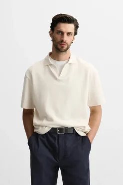 Sale POLO JACQUARD GEOMÉTRICO Hombre Polos