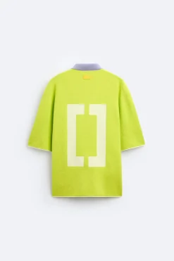 Fashion POLO OVERSIZE CONTRASTE Hombre Jerséis / Chaquetas|Polos