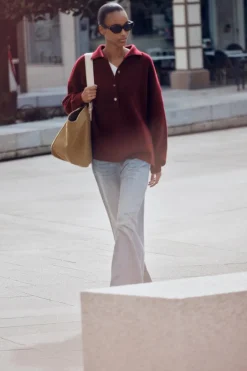 Fashion POLO OVERSIZE LANA Mujer Cárdigan / Jerséis|Punto