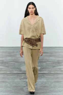 Clearance POLO OVERSIZE PUNTO JACQUARD Mujer Cárdigan / Jerséis|Punto