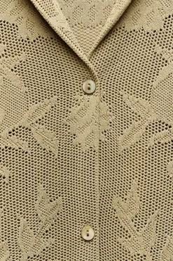 Clearance POLO OVERSIZE PUNTO JACQUARD Mujer Cárdigan / Jerséis|Punto